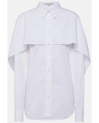 Stella McCartney - Cape Layer Long Sleeve Shirt, Brand Size 42 Us - Lyst