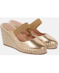 Malone Souliers - Siena 70 Leather Espadrille Wedges - Lyst