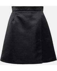Nina Ricci - Duchess Satin Miniskirt - Lyst