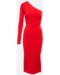 Victoria Beckham - Vb Body One-Shoulder Midi Dress - Lyst