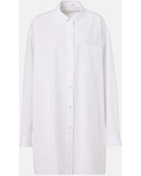 The Row - Victoria Oversized Cotton Poplin Shirt - Lyst
