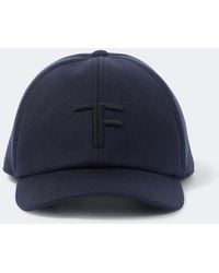 Tom Ford - Logo Cashmere Baseball Cap - Lyst