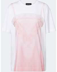 Simone Rocha - Trompe L'Oil Cotton Jersey T-Shirt - Lyst