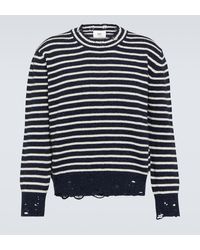 Ami Paris - Ami Paris Striowd Wool Sweater - Lyst