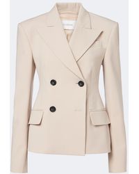 Sportmax - Double-Breasted Wool-Blend Blazer - Lyst