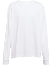 The Row - Ciles Long-sleeved Cotton Top - Lyst