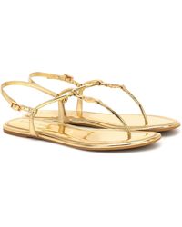 tory burch emmy sandals gold