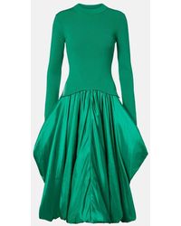 Jonathan Simkhai - Kenlie Ribbed-Knit Midi Dress - Lyst