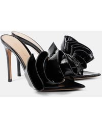 Gianvito Rossi - Gabrielle 105 Leather Mules - Lyst