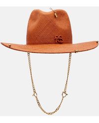 Ruslan Baginskiy - Chain-Detail Straw Fedora - Lyst