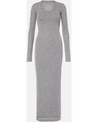 Jil Sander - Virgin Wool Midi Dress - Lyst