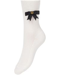 Gucci GG Cotton-blend Socks - White