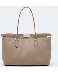 Fendi - Peekaboo Small Leather Shoulder Bag - Lyst