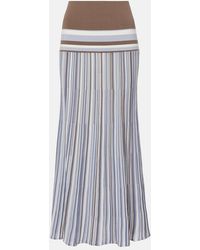 Faithfull the Brand - Citara Striped Cotton-Blend Maxi Skirt - Lyst