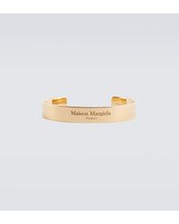 Maison Margiela - Logo Cuff Bracelet - Lyst