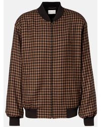 Saint Laurent - Wool Teddy Bomber Jacket - Lyst