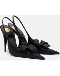 Saint Laurent - Slingback-Pumps Tea - Lyst