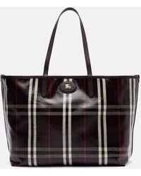 Burberry - Tote Bag Highlands Medium Aus Jacquard - Lyst