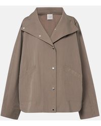 TOTEME - Oversized Cotton-Blend Jacket - Lyst