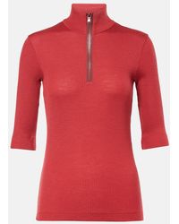 Brunello Cucinelli - Top De Cuello Alto De Lana - Lyst