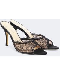 Mach & Mach - Devon Lace Mules - Lyst