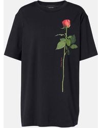 Simone Rocha - Printed Cotton Jersey T-Shirt - Lyst