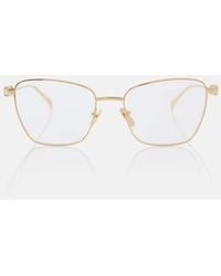Gucci - Cat-Eye-Brille Mit Kristallen - Lyst