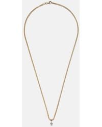 Anita Ko - Franco 18Kt Chain Necklace With Diamond - Lyst