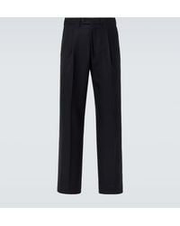 Saman Amel - Amo Wool Straight-Leg Pants - Lyst