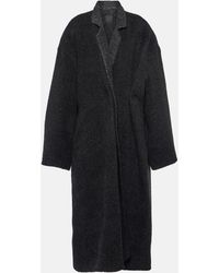 Givenchy - Manteau en laine melangee - Lyst