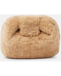 Gabriela Hearst - Soft Demi Faux Shearling Clutch - Lyst