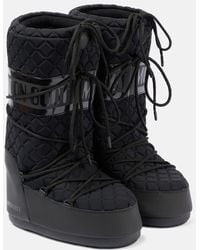 Moon Boot - Icon Quilt Snow Boots - Lyst