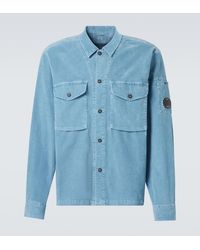C.P. Company - Cotton-Blend Corduroy Overshirt - Lyst