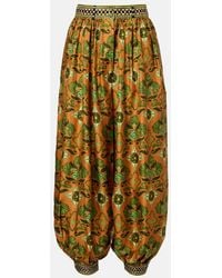 ALÉMAIS - Hose Cece Aus Seide - Lyst