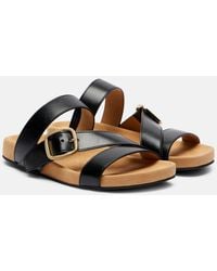 Stella McCartney - Sandalen Gaia Aus Lederimitat - Lyst