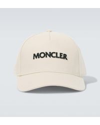 Moncler - Baseballcap Aus Baumwoll-Gabardine - Lyst