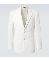dunhill - Cotton Pique Blazer - Lyst