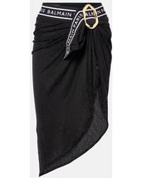 Balmain - Logo Beach Cover-Up - Lyst