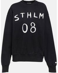 Acne Studios - Printed Cotton Sweater - Lyst