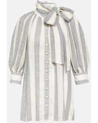 Zimmermann - Blusa Matchmaker a righe con fiocco - Lyst