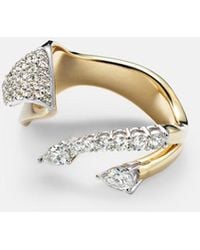 YEPREM - Anello Golden Strada - Lyst