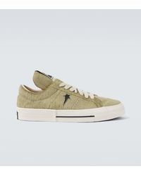 Rick Owens - X Converse Calf Hair Sneakers - Lyst