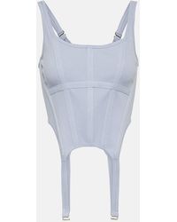 Dion Lee - Bustier in jersey di cotone - Lyst