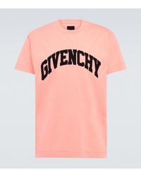 Givenchy Bedrucktes T-Shirt aus Baumwolle - Pink