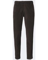 Thom Sweeney - Pantalones Chinos De Pana En Mezcla De Algodon Y Seda - Lyst