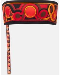 PUCCI - Manuba Cotton Bandeau Top - Lyst