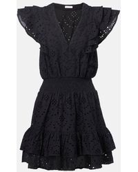 Poupette - Camila Ruffled Minidress - Lyst