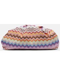 Missoni - Zigzag Large Jacquard Clutch - Lyst