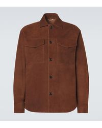 Lardini - Suede Jacket - Lyst