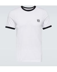 Loewe - Camiseta en jersey de algodon con anagrama - Lyst